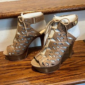 GUESS Womens Laced sandals Size 6